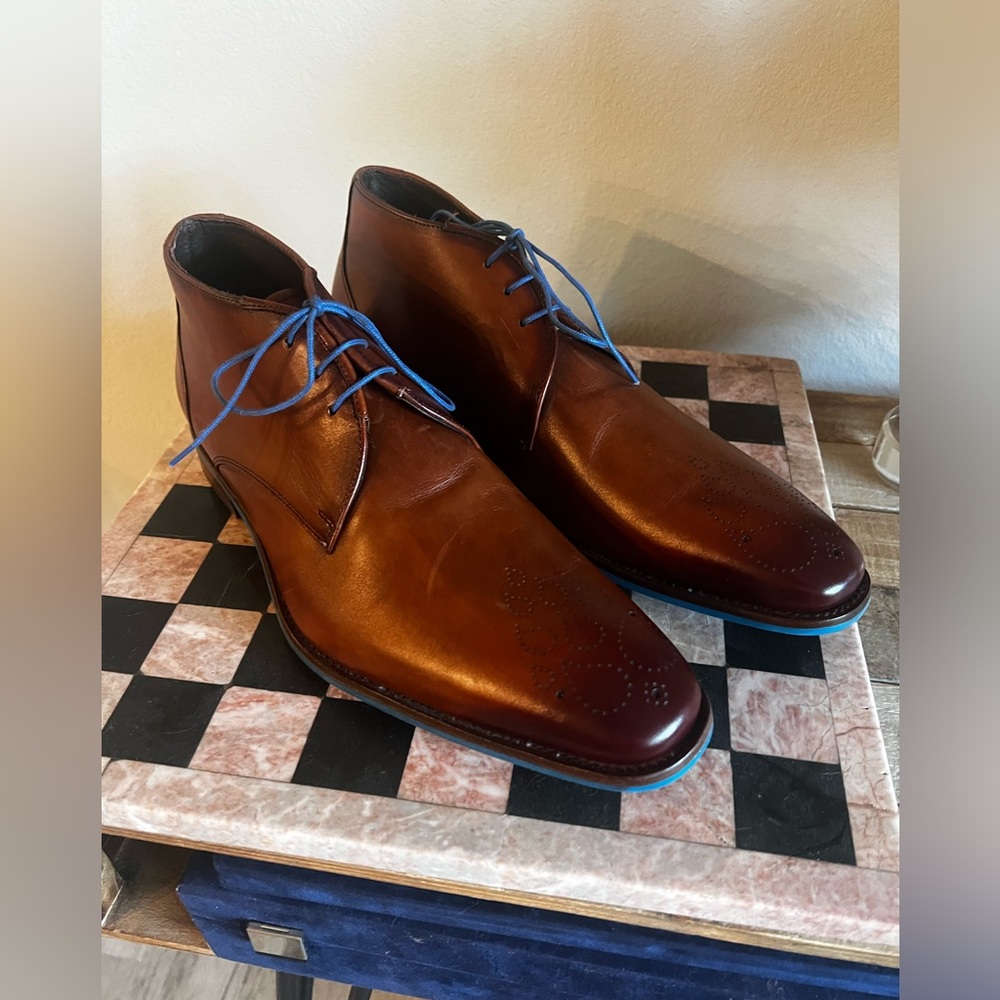 Floris Van Bommel Shoe fish Men’s leather Dress shoes size 9